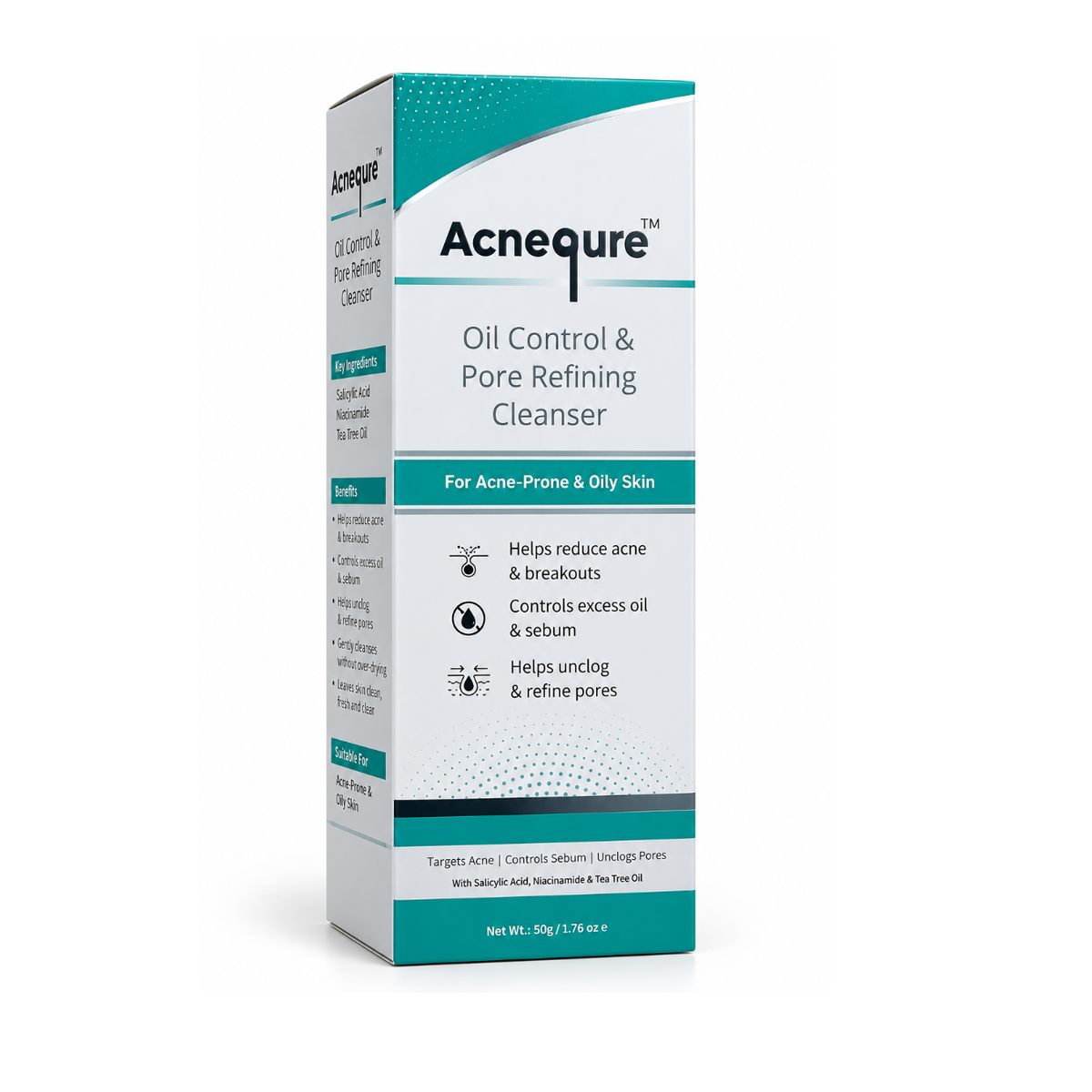 Acnequre Oil Control & Pore Refining Cleanser