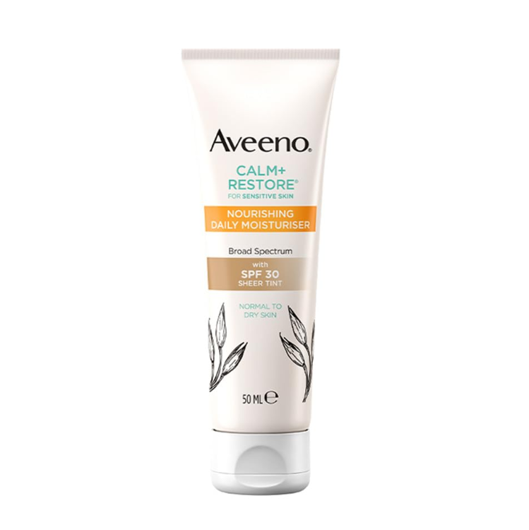 Aveeno Calm+Restore Nourishing SPF 30 Moisturiser 50 ml