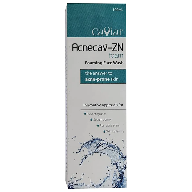 Acnecav-ZN Foam Facewash 100ml