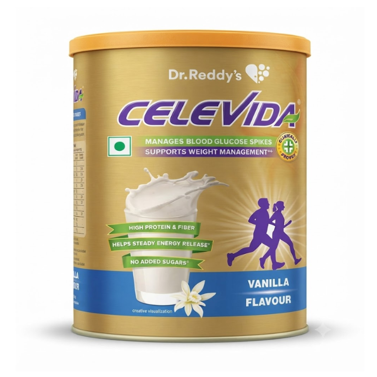 Celevida Vanilla Flavour Nutrition Powder 400gm