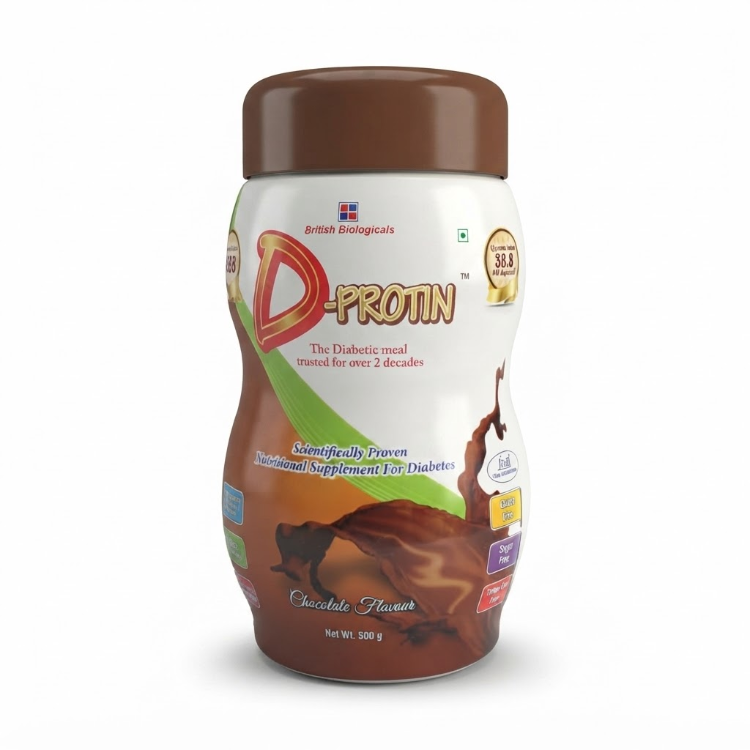 D-Protin Chocolate Powder for Diabetics 500g