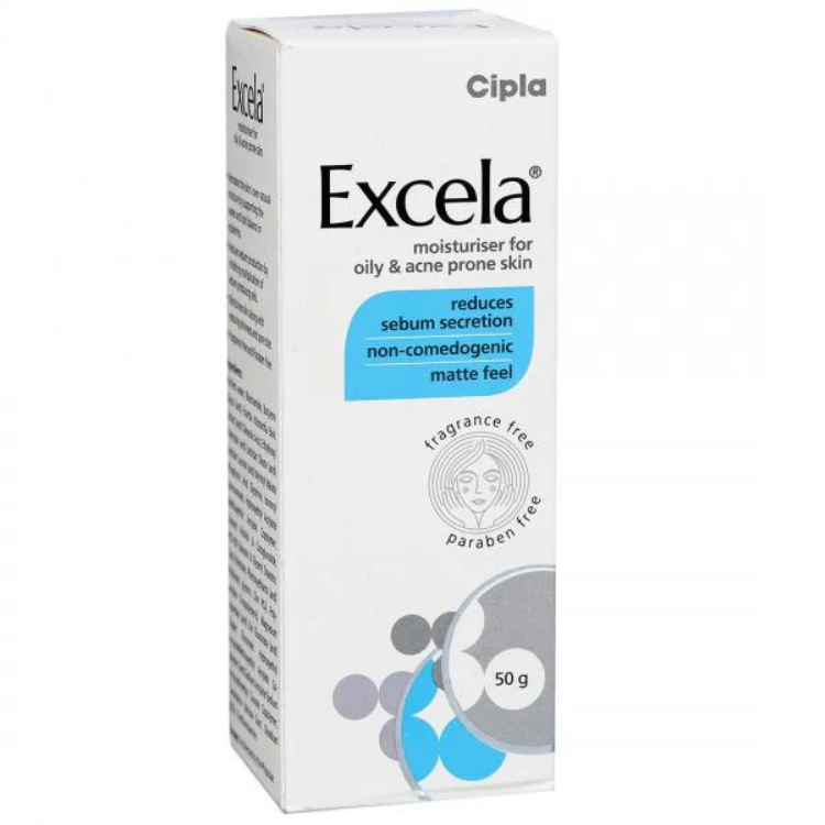 Excela Moisturiser for Oily & Acne Prone Skin 50gm