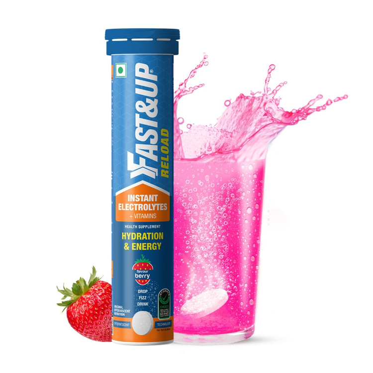 Fast&Up Reload Berry Hydration & Energy Instant Electrolytes, 20S