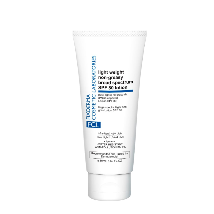 FCL Light Weight Sunscreen Lotion SPF 80 50ml