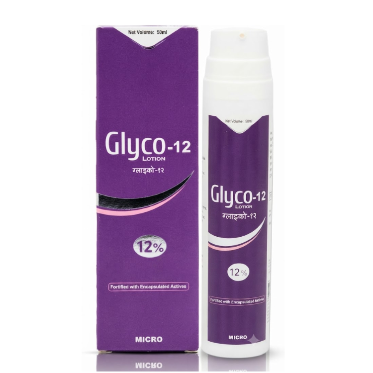 Glyco-12 Lotion (12% Glycolic Acid) – 50 ml