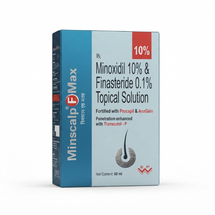 Minscalp-F Max Minoxidil 10% Finasteride 0.1% Topical Solution 60ml