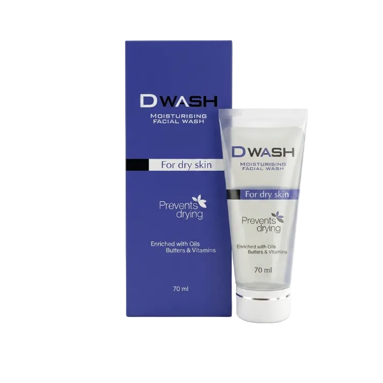 DWash Moisturising Facial Wash For Dry Skin 70ml