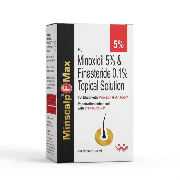 Minscalp-F Max Minoxidil 5% Finasteride 0.1% Topical Solution 60ml