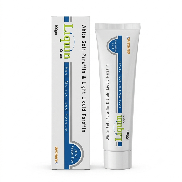 Liquin Cream 100gm | White Soft Paraffin Light Liquid Paraffin Moisturizing Cream