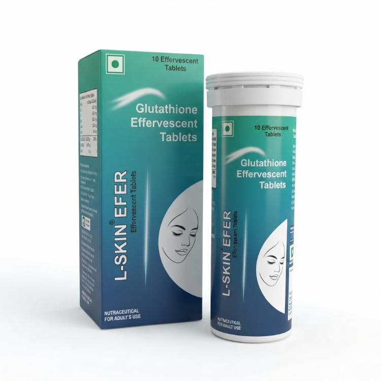 L-SKIN EFER - Glutathione Effervescent Tablets 10 Tablets