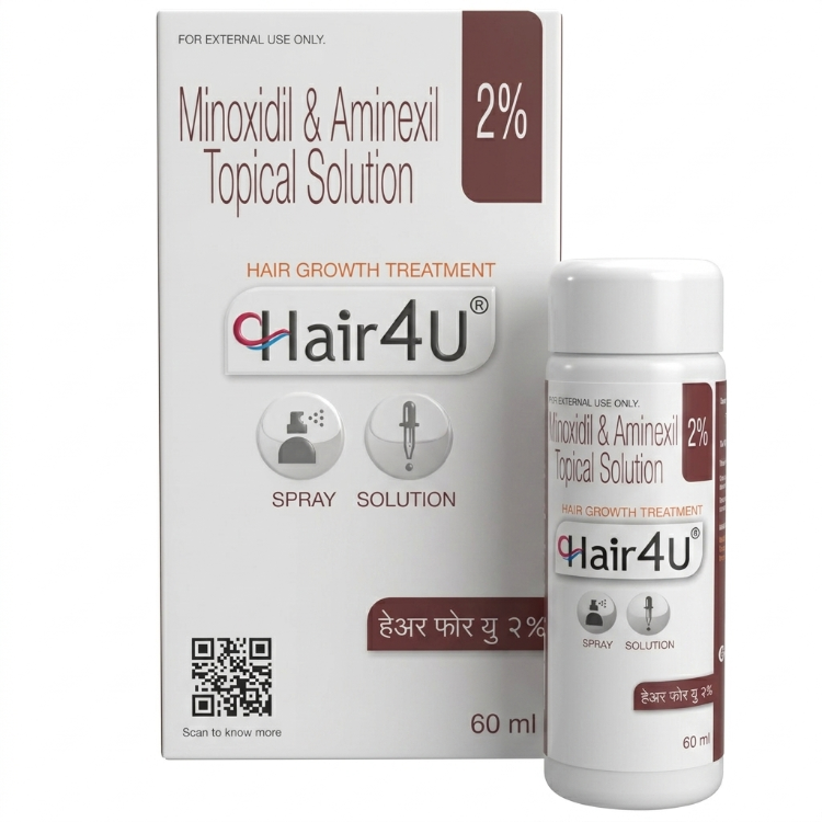 Hair 4U 2% Solution spray 60ml