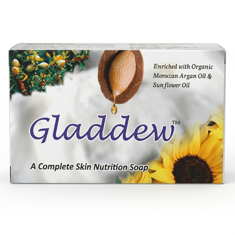 Gladdew Soap Pack Of 3 75gm