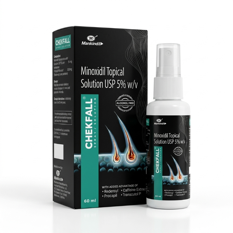 Chekfall 5% Topical Solution 60ml