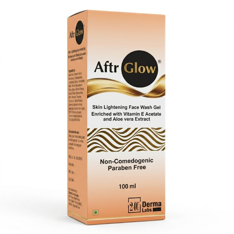 Aftr Glow Skin Lightening Face Wash Gel 100ml