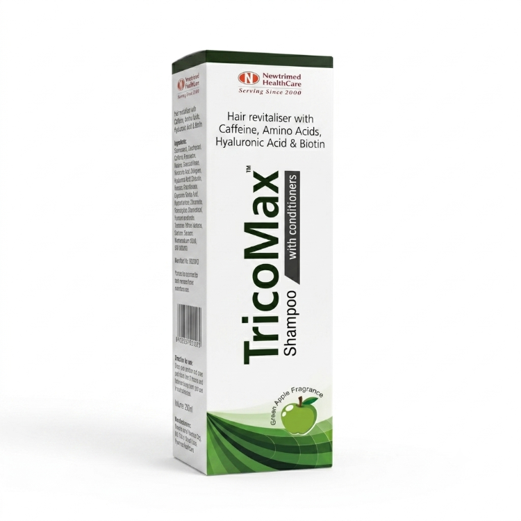 TricoMax Shampoo with Conditioner 200ml | Hair Revitaliser with Caffeine, Hyaluronic Acid Biotin