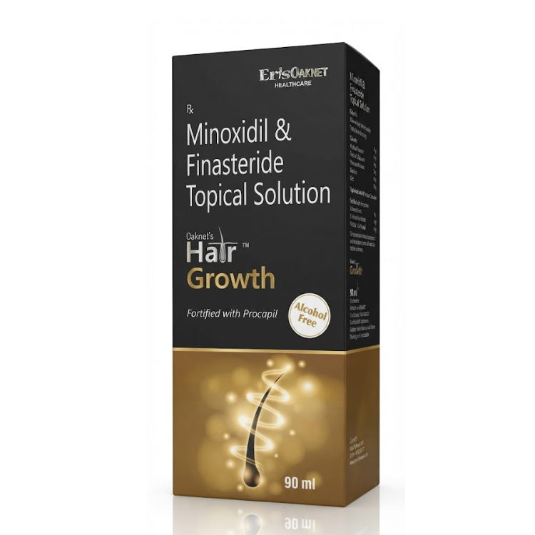Oaknet's Hair Growth Minoxidil Finasteride Topical Solution 90ml