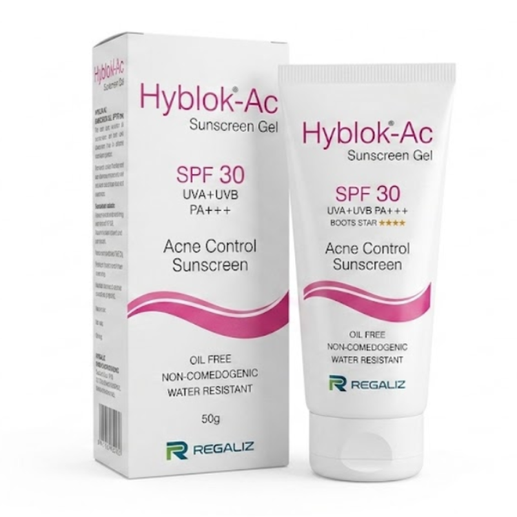 HYBLOK AC SUNSCREEN GEL SPF30 50gm