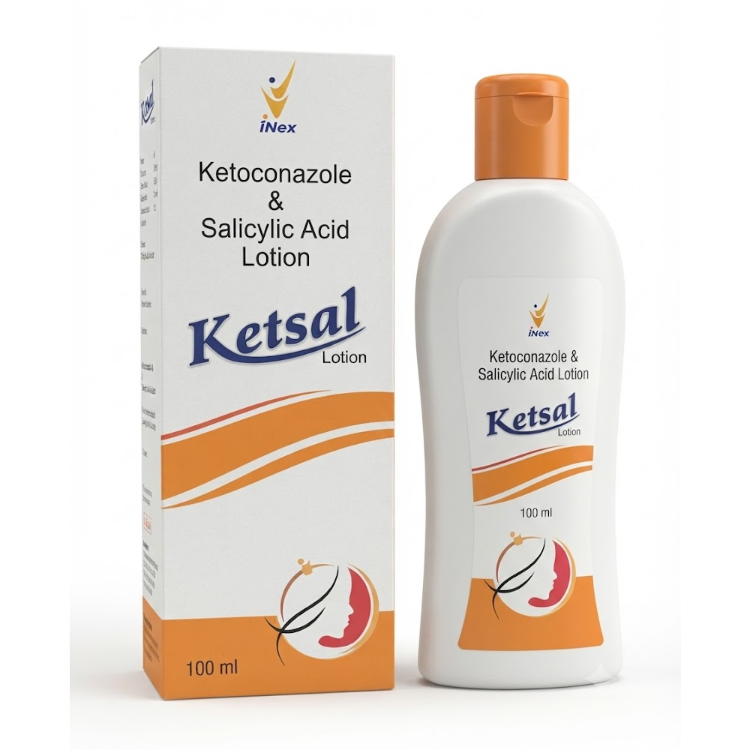 Ketsal Ketoconazole Salicylic Acid Lotion 100ml