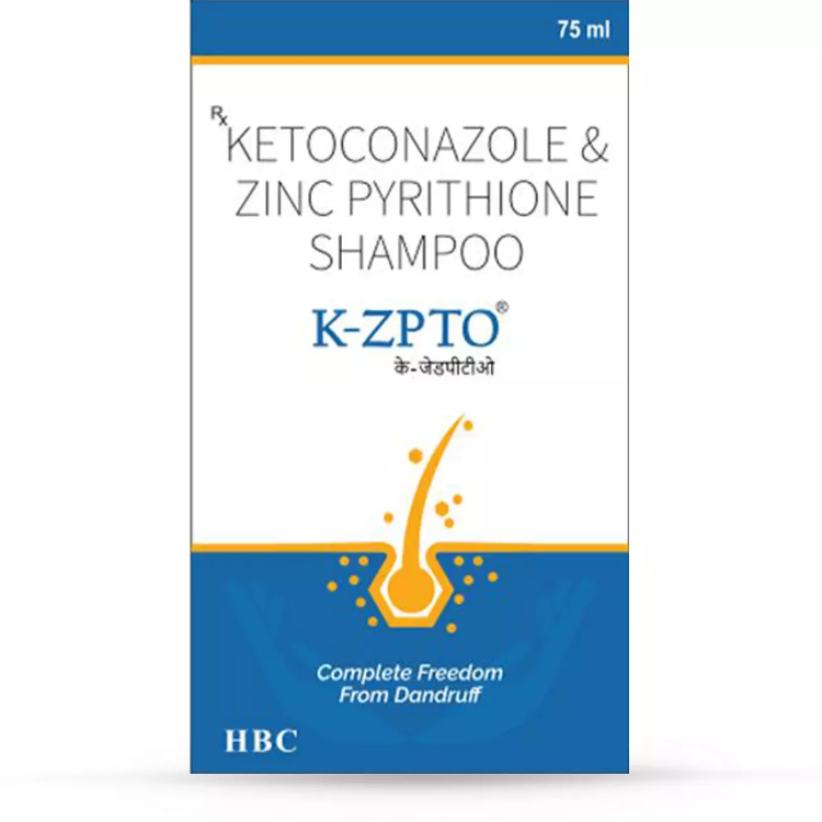K Zpto Shampoo, 75ml