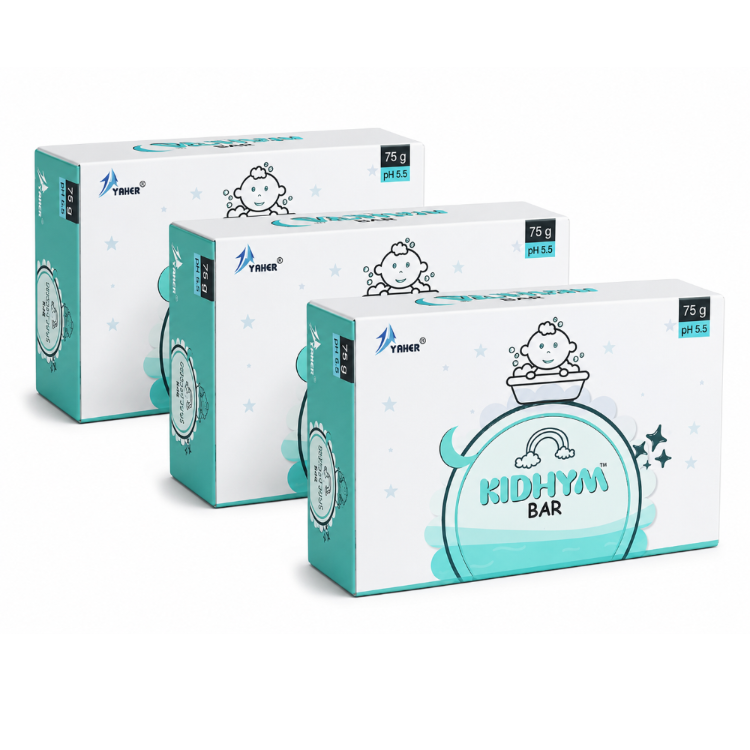 Kidhym Baby Bathing Bar 75g – Pack of 3