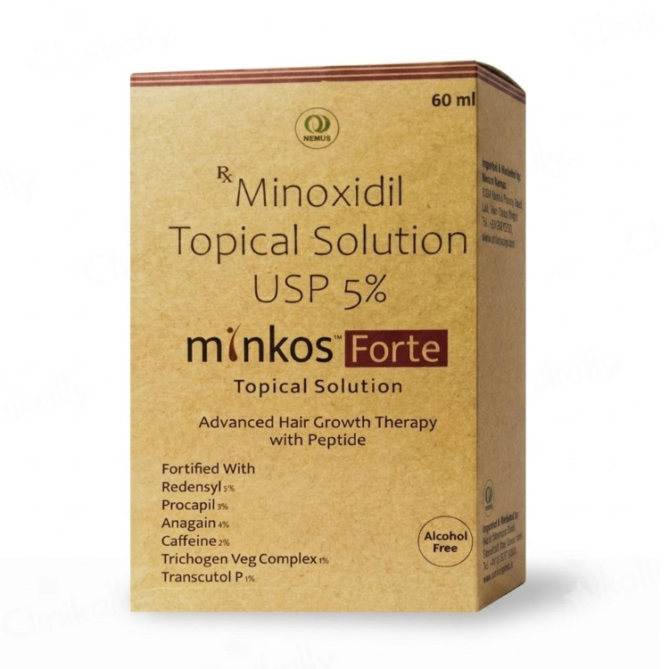 Minkos Forte 5% Topical Solution 60 ml