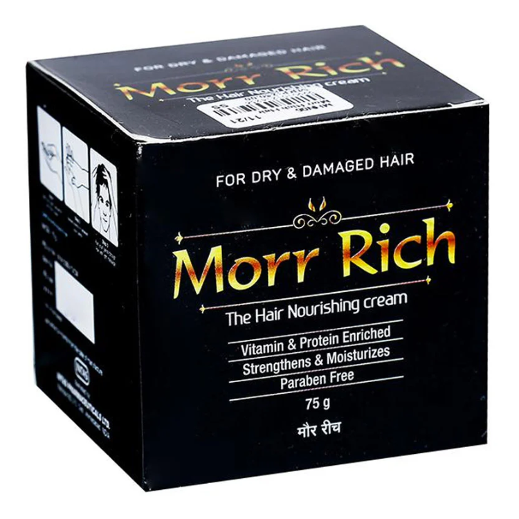 Morr Rich Hair Nourishing Cream for Dry & Damaged Hair 75gm