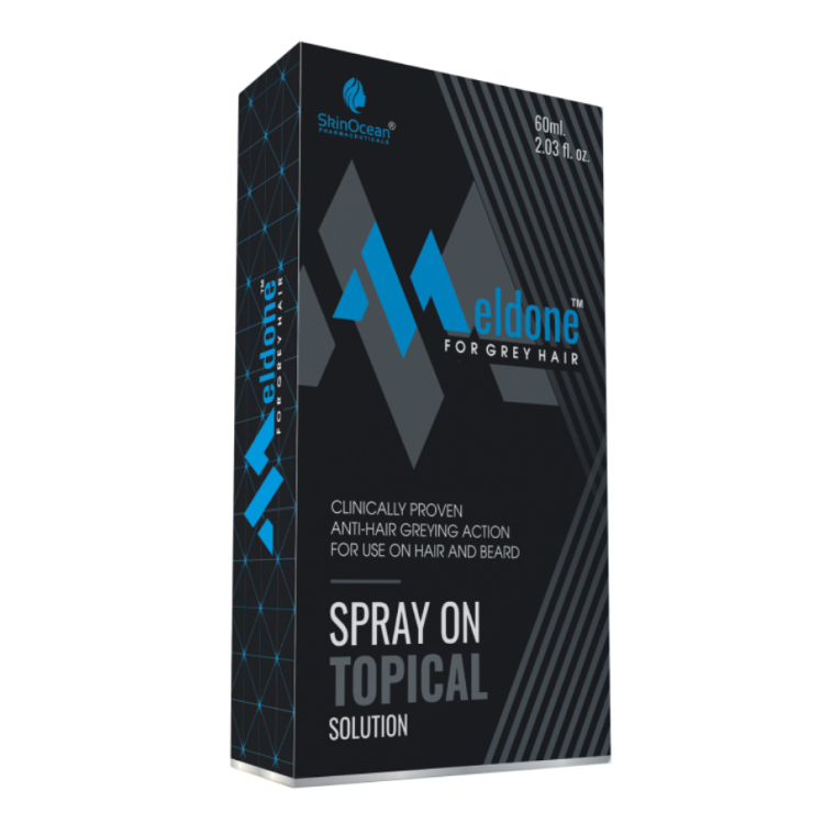 Meldone for Grey Hair Spray on Topical Solution 60 ml
