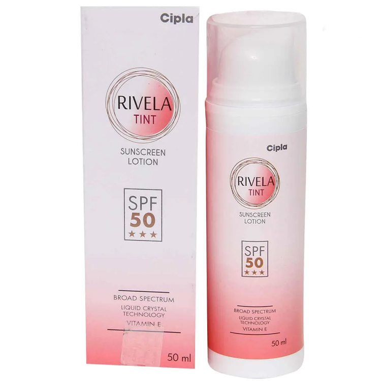 RIVELA TINT SUNSCREEN SPF 50 LOTION 50ML