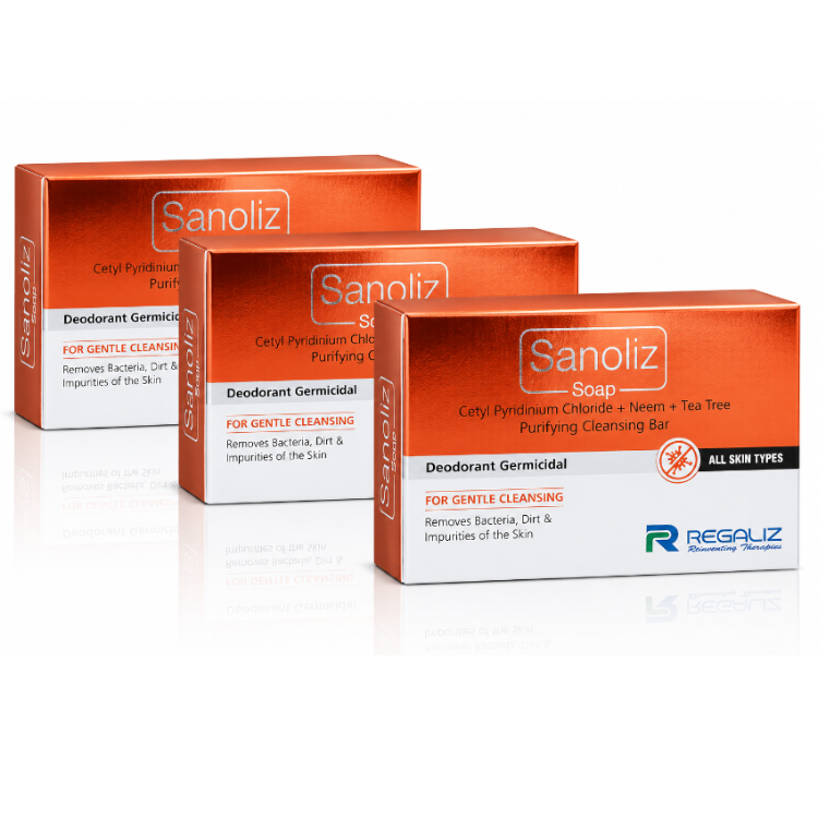 Sanoliz Purifying Cleansing Bar Pack Of 3 75gm