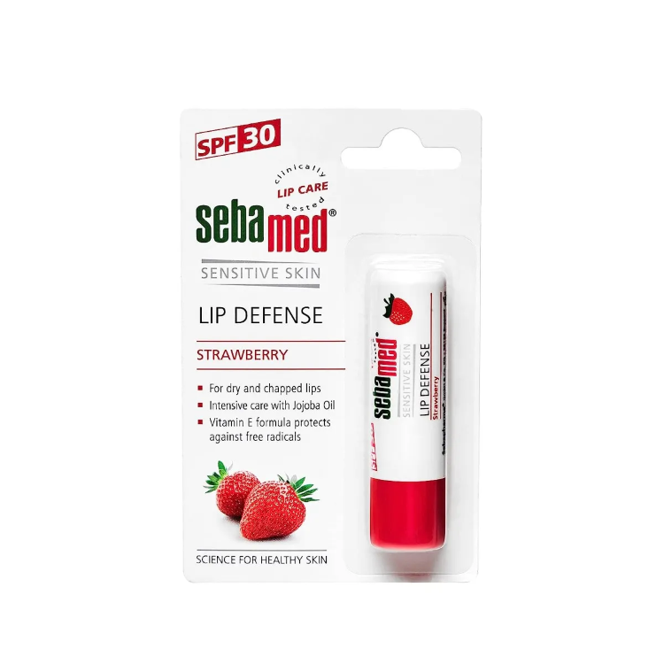 Sebamed Lip Defense Triple Protection SPF 30 straebery 4.8gm