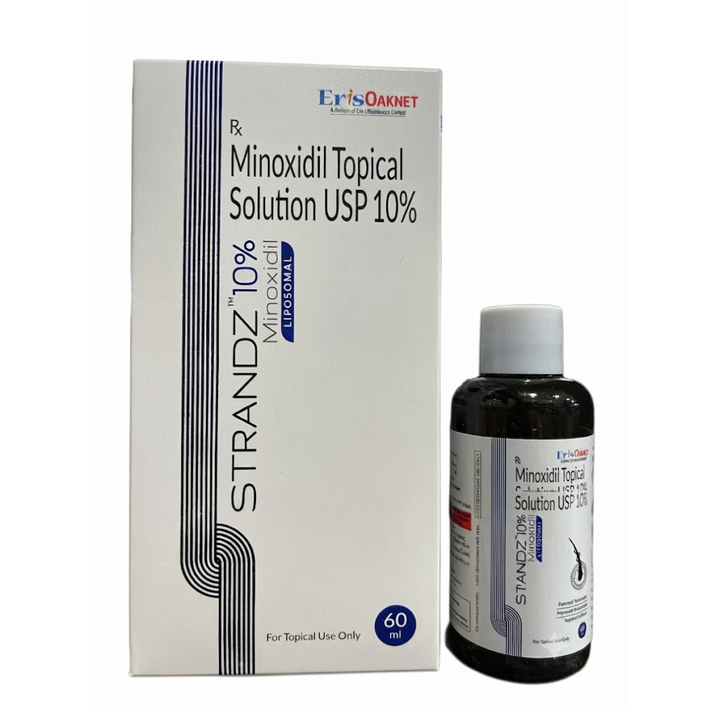 Strandz 10% Minoxidil Topical Solution USP 10% 60ml