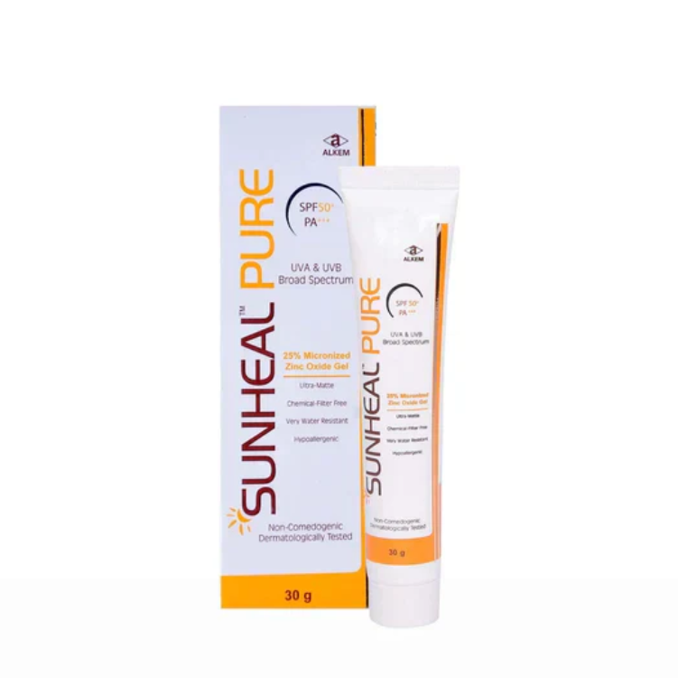 Sunheal Pure Zinc Oxide Sunscreen Gel 30GM