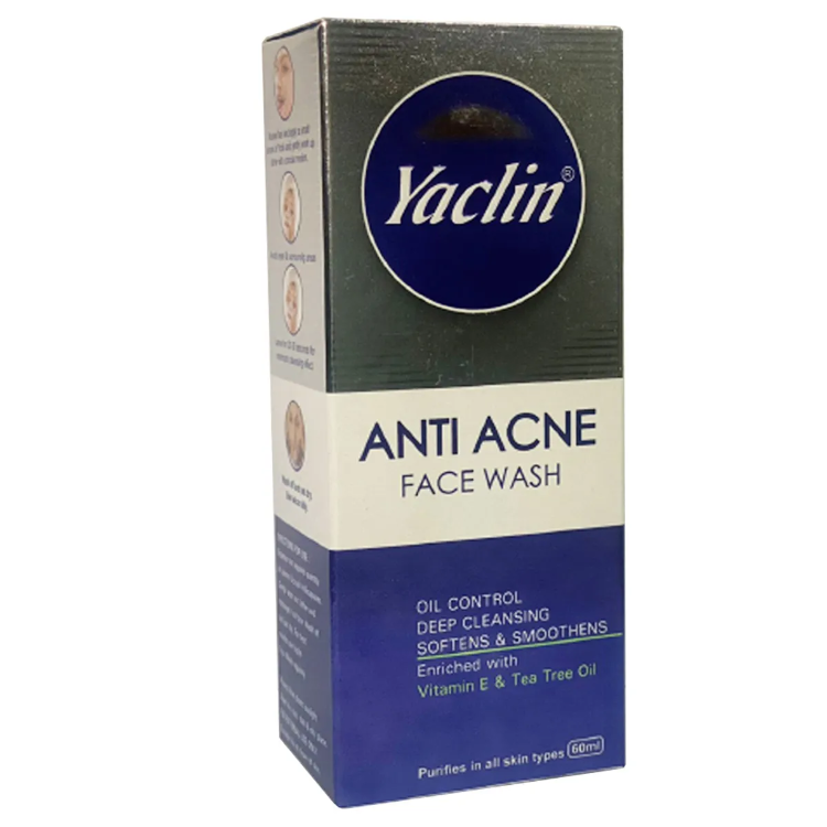 Yaclin Anti Acne Face Wash 60ml