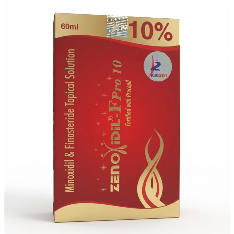 ZENOXIDIL-F Pro 10 Minoxidil 10% Finasteride Topical Solution (60 ml)