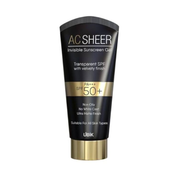 ac sheer invisible sunscreen gel 50gm