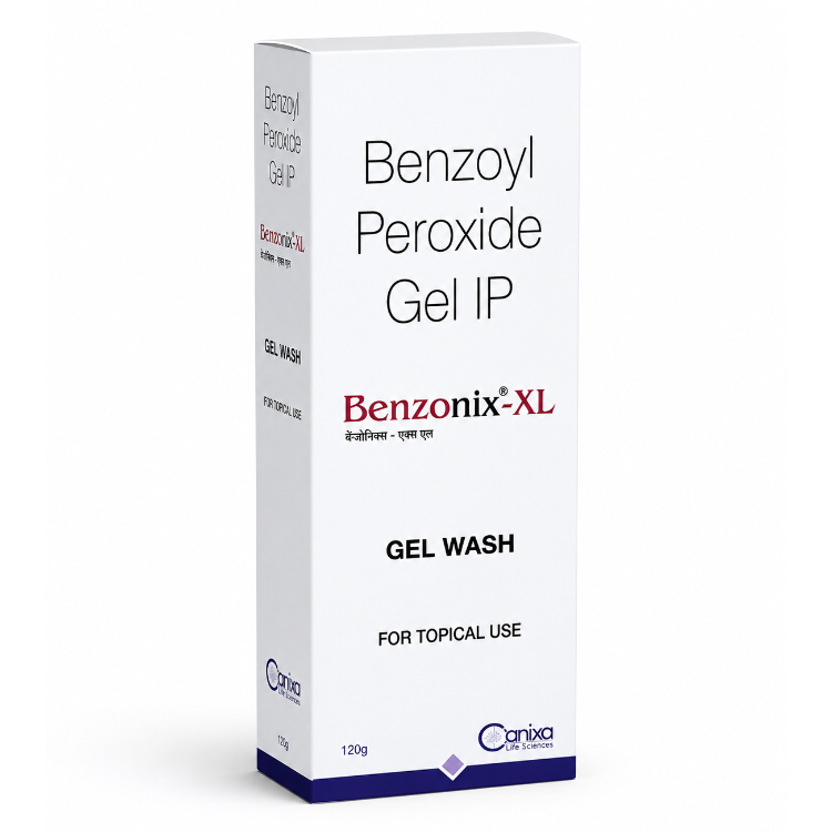 Benzonix-XL Benzoyl Peroxide Gel IP Gel Wash 120g
