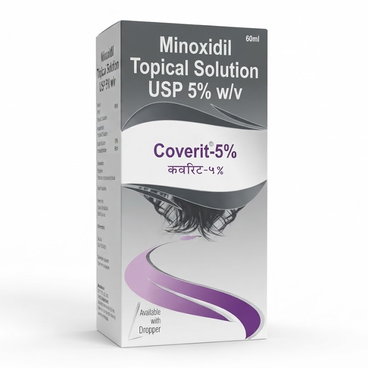 Coverit 5% Minoxidil Topical Solution 60 ml