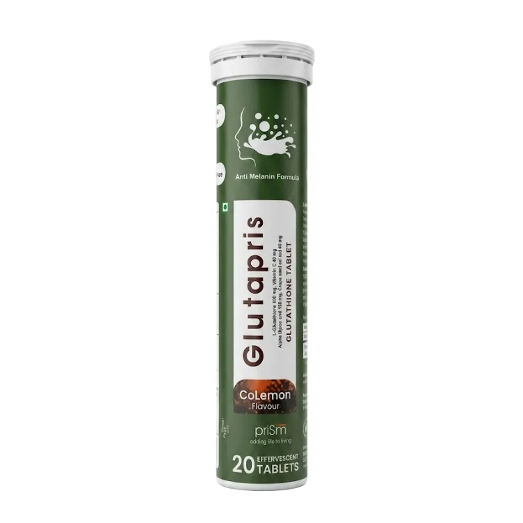 Glutapris Sugar Free Colemon Flavour Effervescent Tablet 20's
