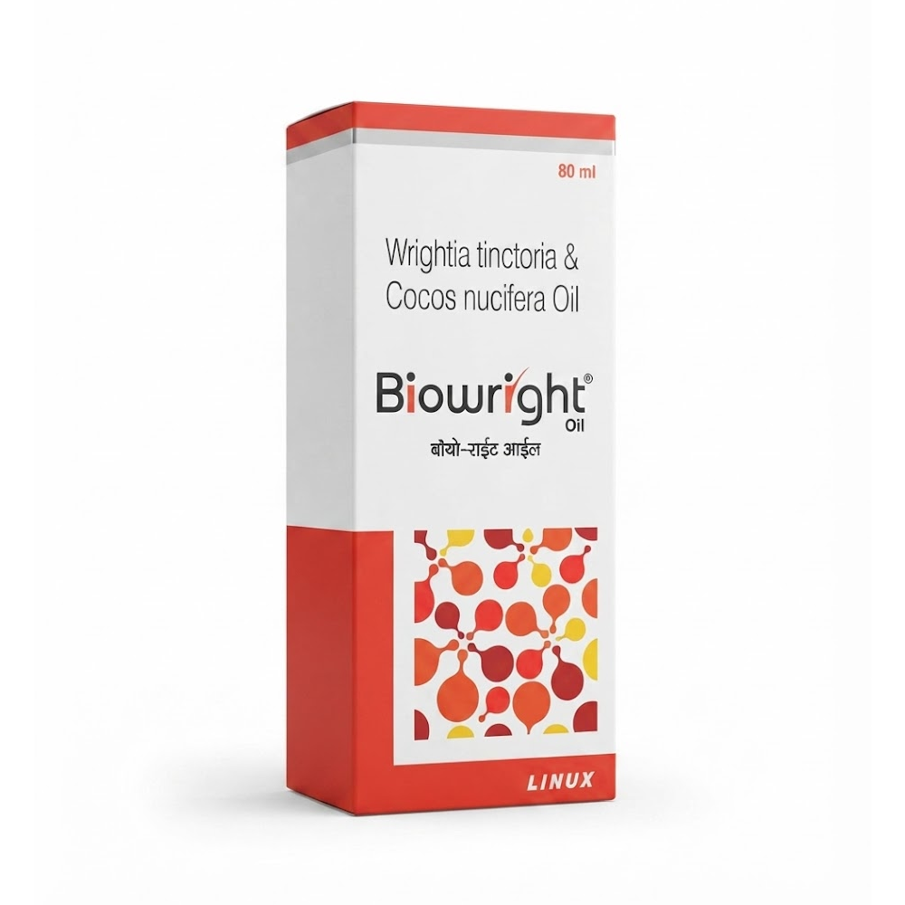 Biowright Wrightia tinctoria  Cocos nucifera Oil 80ml