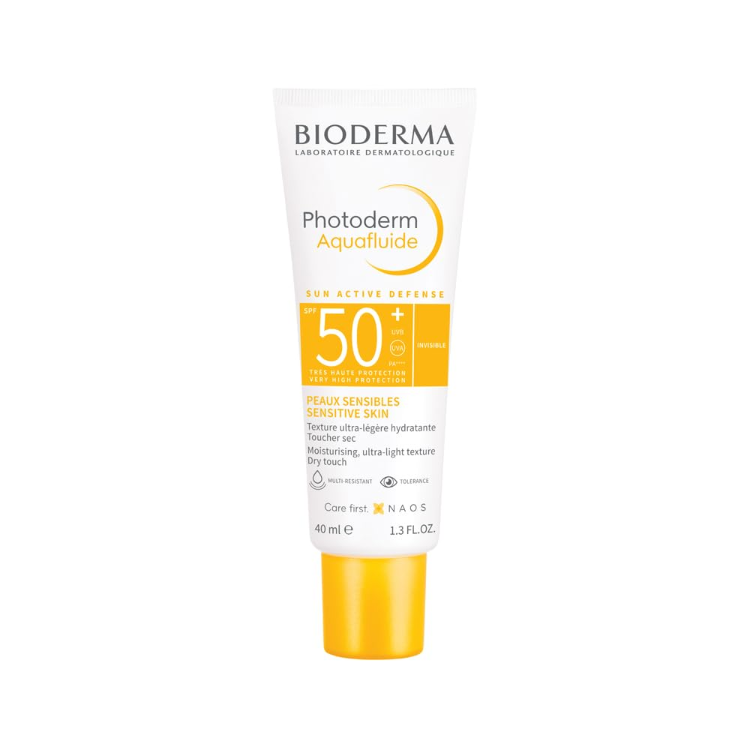 Bioderma Photoderm Aquafluide SPF 50+ PA+Sunscreen for Sensitive Skin Invisible 40ml