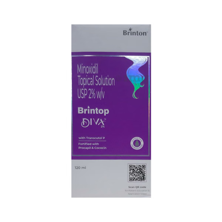 Brintop Diva 2% Topical Solution 120ml