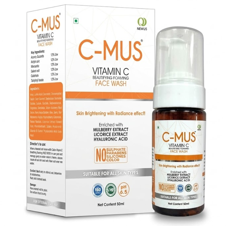 C-Mus Vitamin C Foaming Face Wash 75ml