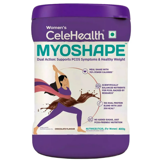 CeleHealth Myoshape Powder for Women No Added Sugar Chocolate 400gm