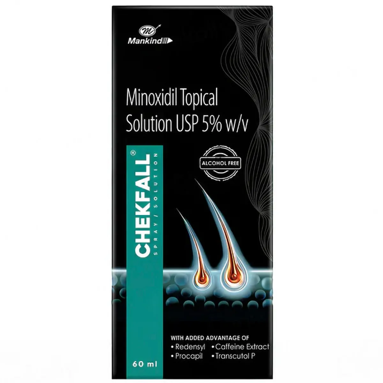 Chekfall 5% Topical Solution 60ml