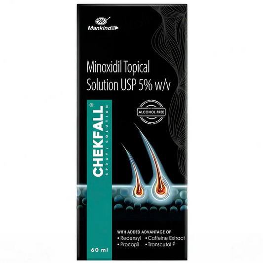 Chekfall 5% Topical Solution 60ml