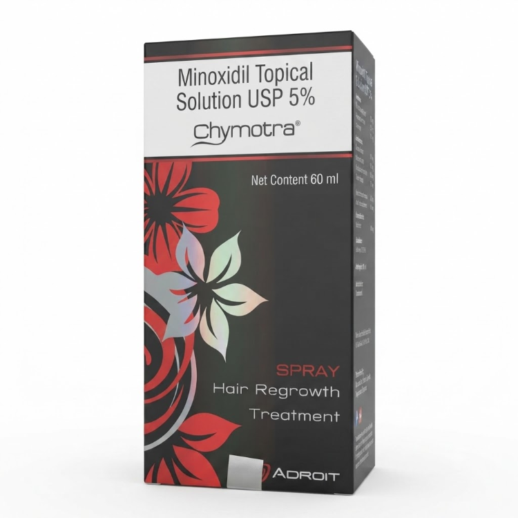 Chymotra Minoxidil Topical Solution USP 5% Spray 60ml