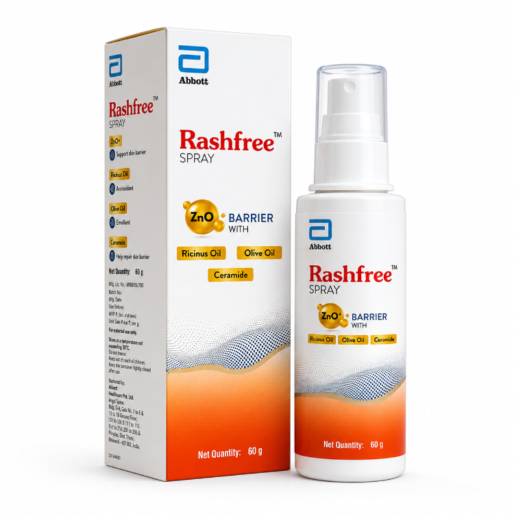 Rashfree Spray with Zinc Oxide Barrier 60gm