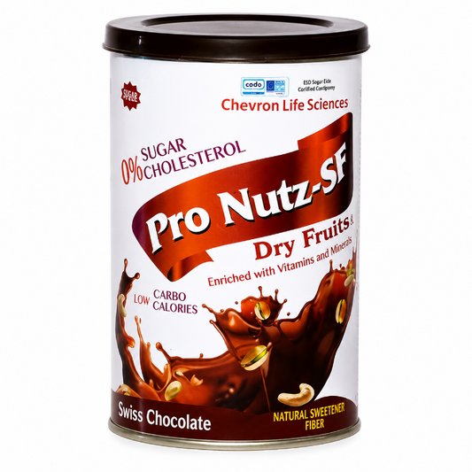 Pro Nutz-SF Dry Fruits Health Drink Powder Swiss Chocolate Flavour 200gm