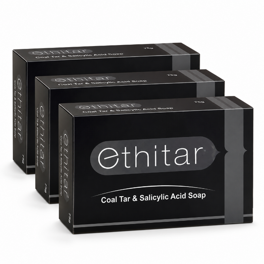Ethitar Coal Tar Salicylic Acid Soap 75g Pack Of 3