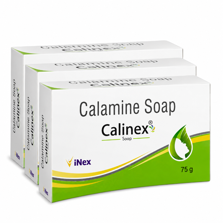 Calinex Calamine Soap 75g Pack Of 3